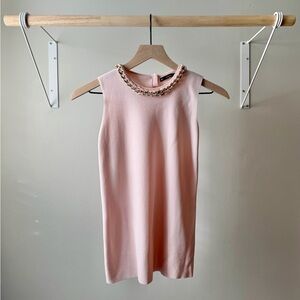 Zara Knit Sleeveless Pink Top